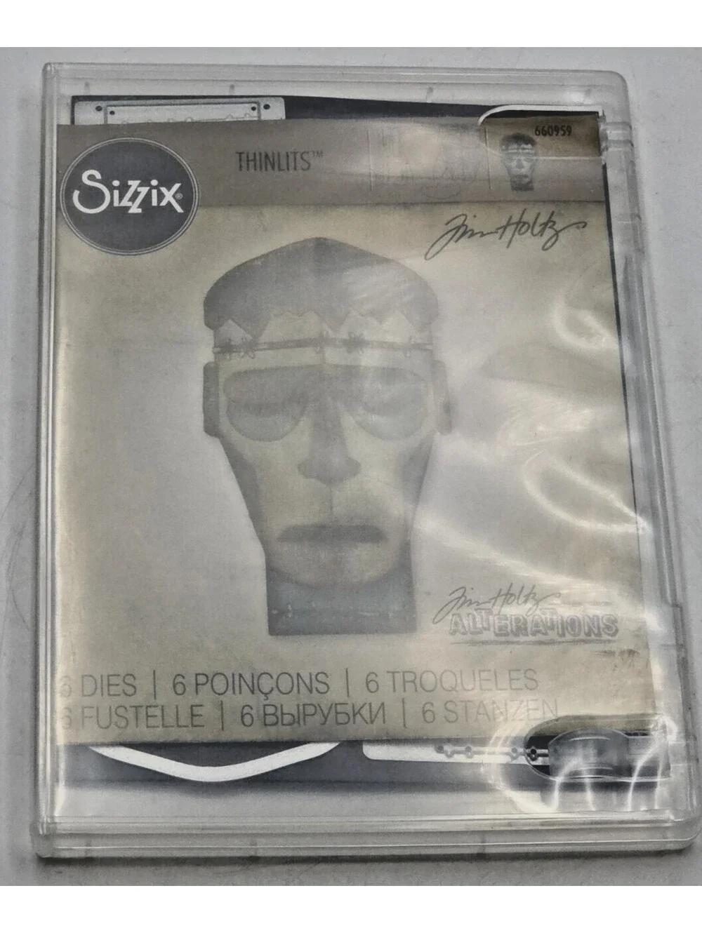 Sizzix Tim Holtz Monster 660959 Thinlits 6 Dies Retired Halloween Frankenstein